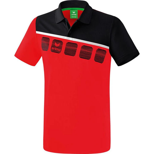 Erima 5-C polo rood/zwart/wit - TG-outlet