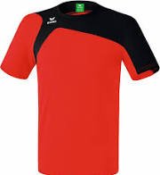 Erima Club 1900 2.0 T-Shirt Kinderen - Rood / Zwart - TG-outlet