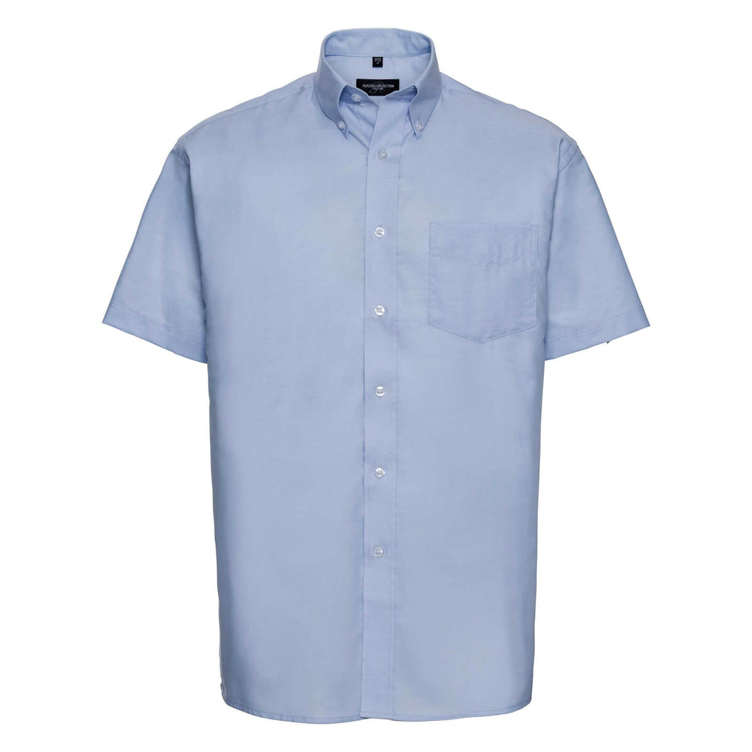 Russel Men’s Short Sleeve Classic Oxford Shirt - TG-outlet
