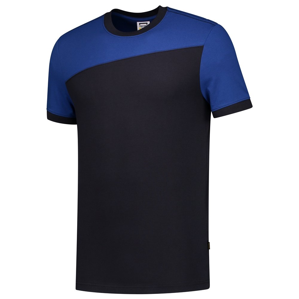 TRICORP T-SHIRT BICOLOR NADEN Navy/Royal (S) - TG-outlet